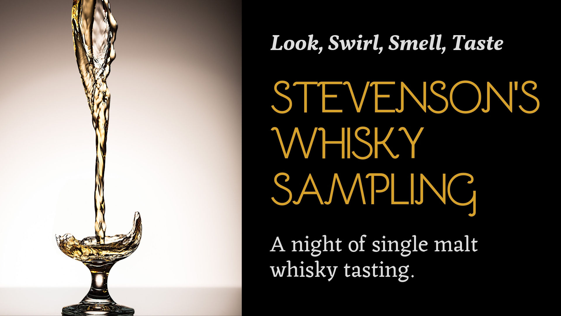 Stevenson Whisky Sampling
